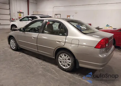 2005 Honda Civic Lx из США, поврежденный, VIN 1HGES16545L013916